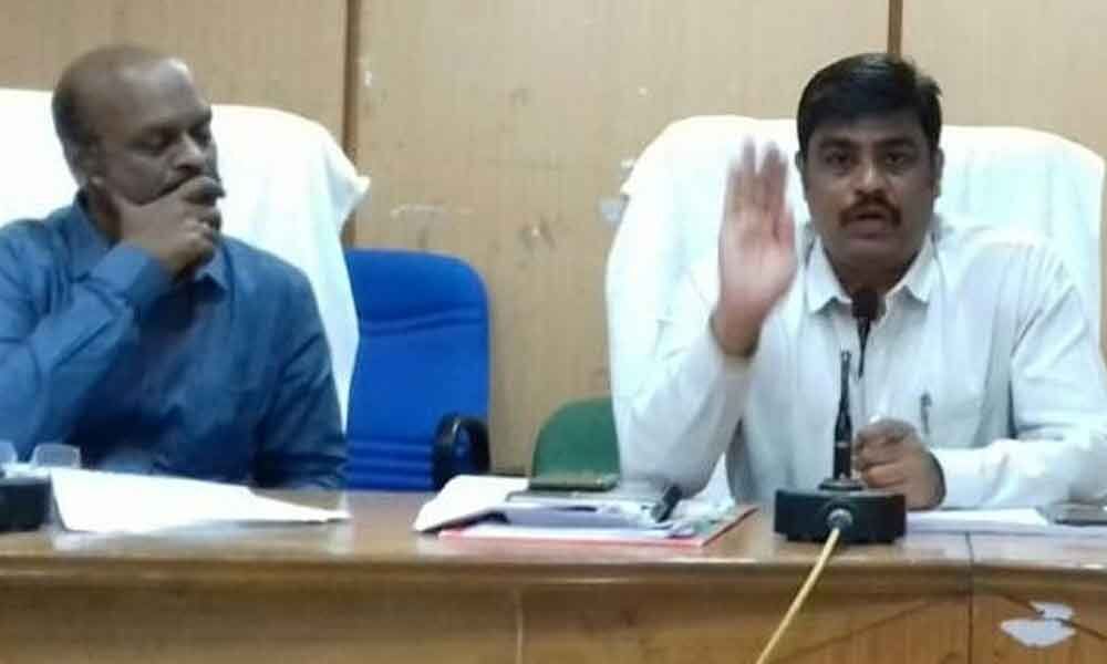 Srikakulam Collector J Nivas directs officials to adhere to election rules