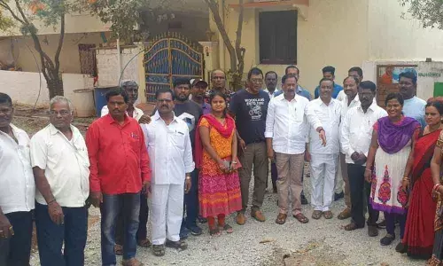 Kapra: MLA Bethi Subhash Reddy laid the foundation stone for CC road works