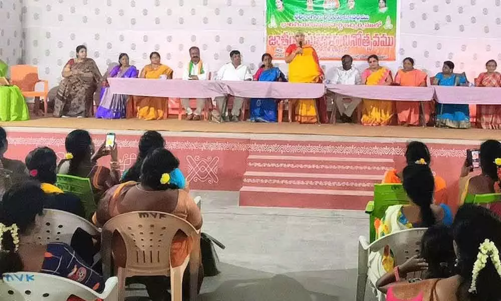 Serilingampally: BJP womens wing celebrates International Womens Day