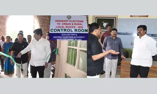 Election control room opened in Eluru