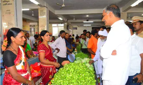 Harish Rao takes part in development programmes in Siddipet