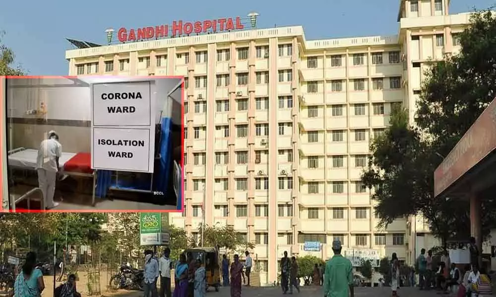 Coronavirus affected patient gets a negative report at Gandhi hospital