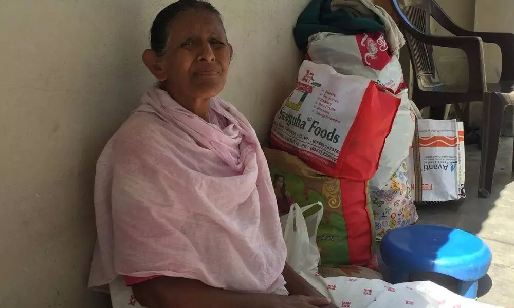 Vijayawada: Aged widow waging battle for her own shelter