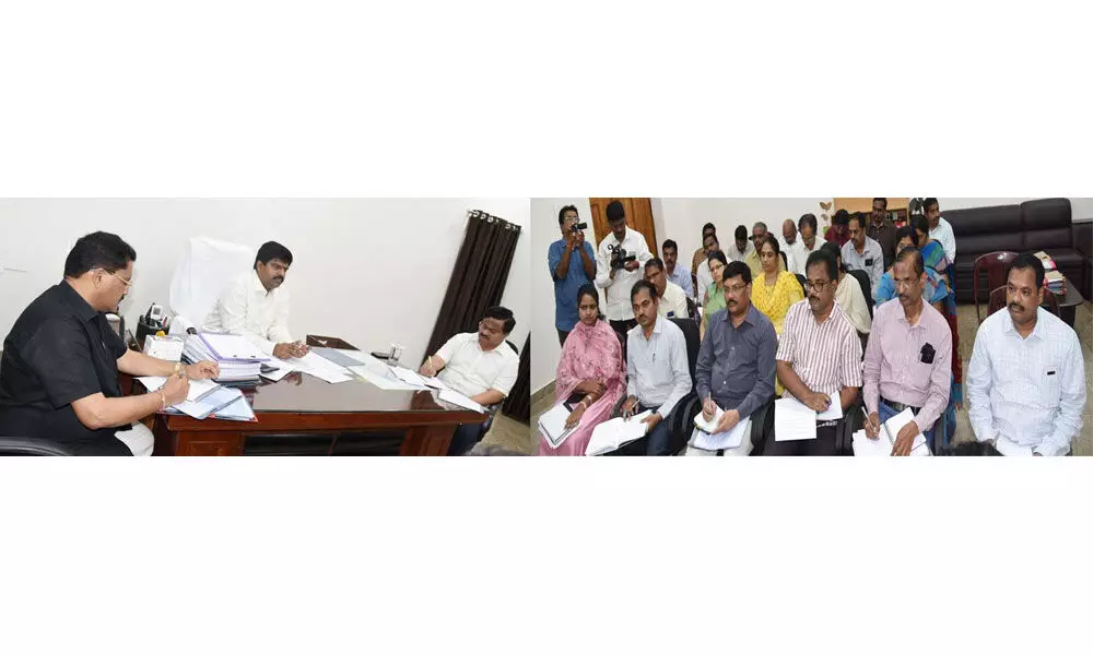 No exemption from election duty, District Collector R Muthyala Raju tells staff in Eluru