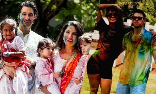 Bollywood stars paint the town in Holi hues