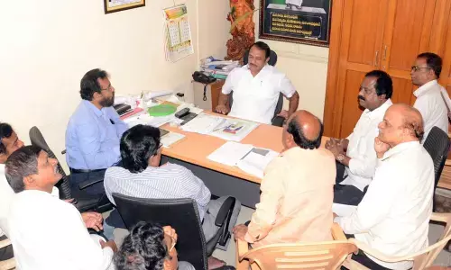Hyderabad: MLA Devireddy Sudheer Reddy holds review on beautification of tanks in LB Nagar