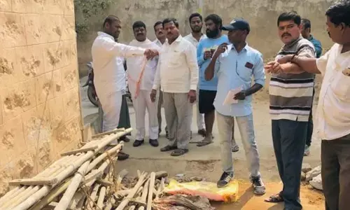 Hyderabad: Basti Bata conducted by TRS leader in Hafeezpet