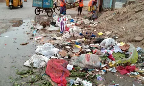 Hyderabad: Drain overflows, so does official apathy in Kondapur