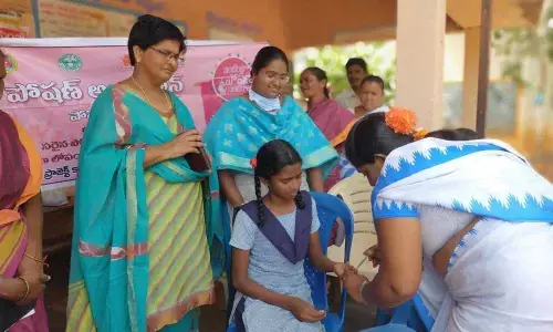 Khammam: Anaemia camp held on ZPHS premises