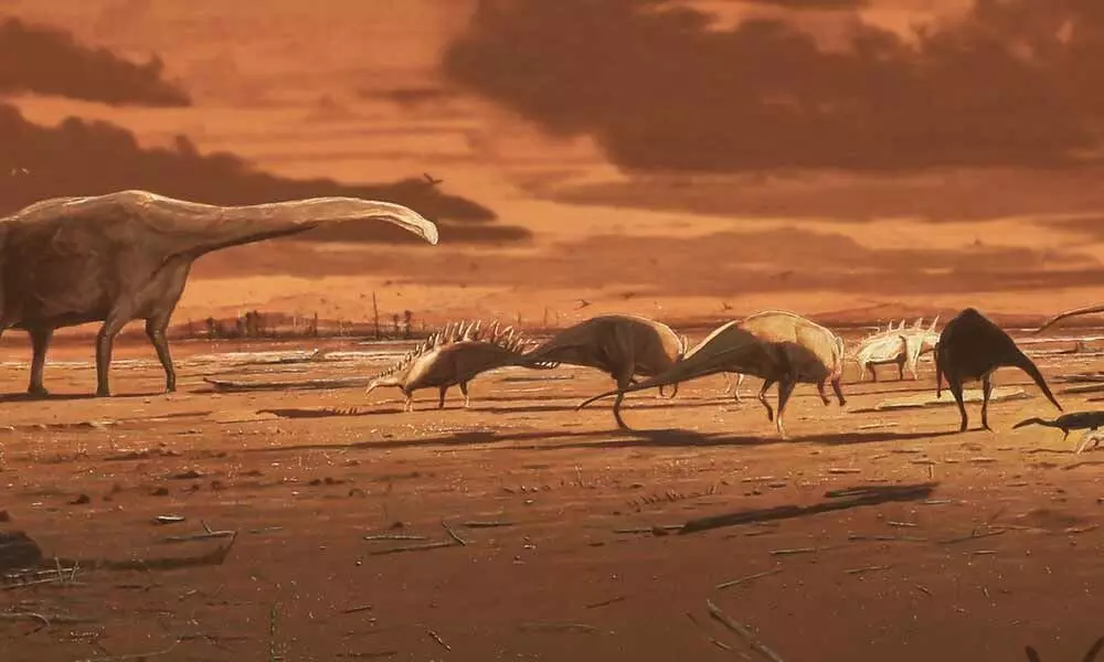 Fossil footprints unearth bustling ancient dinosaur ecosystem