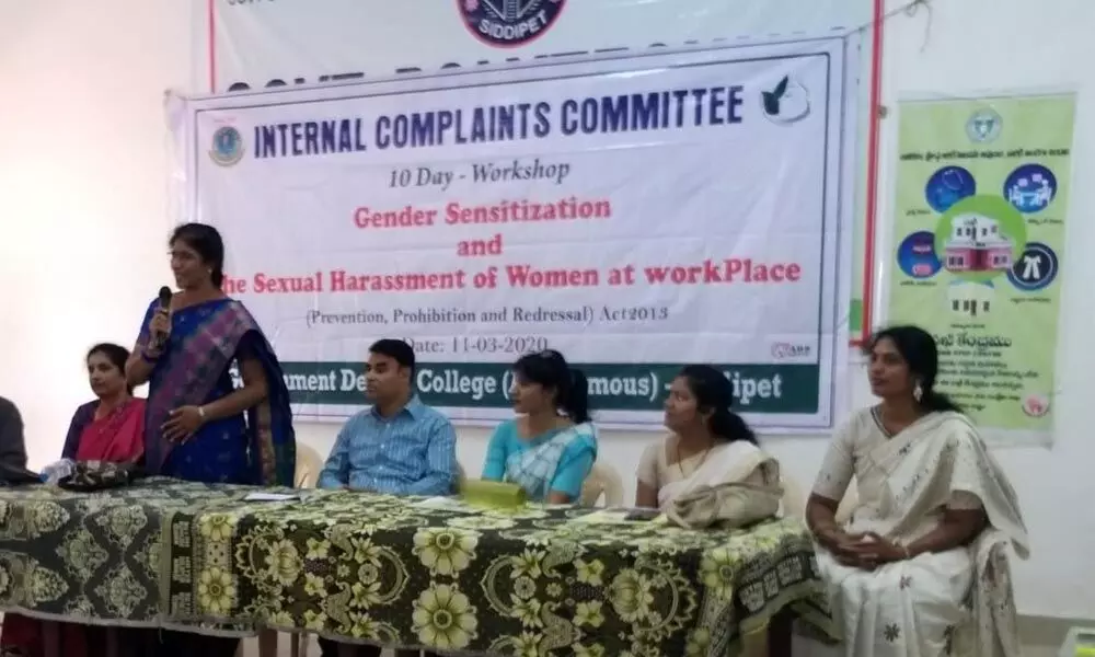 Siddipet: Workshop on gender sensitivity commences