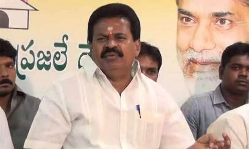 Nellore: Jagan virus is more dangerous than corona: TDP leader K Srinivasulu Reddy