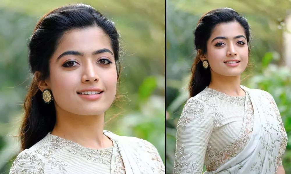 What are the best pictures of Rashmika Mandanna in a saree? - Quora