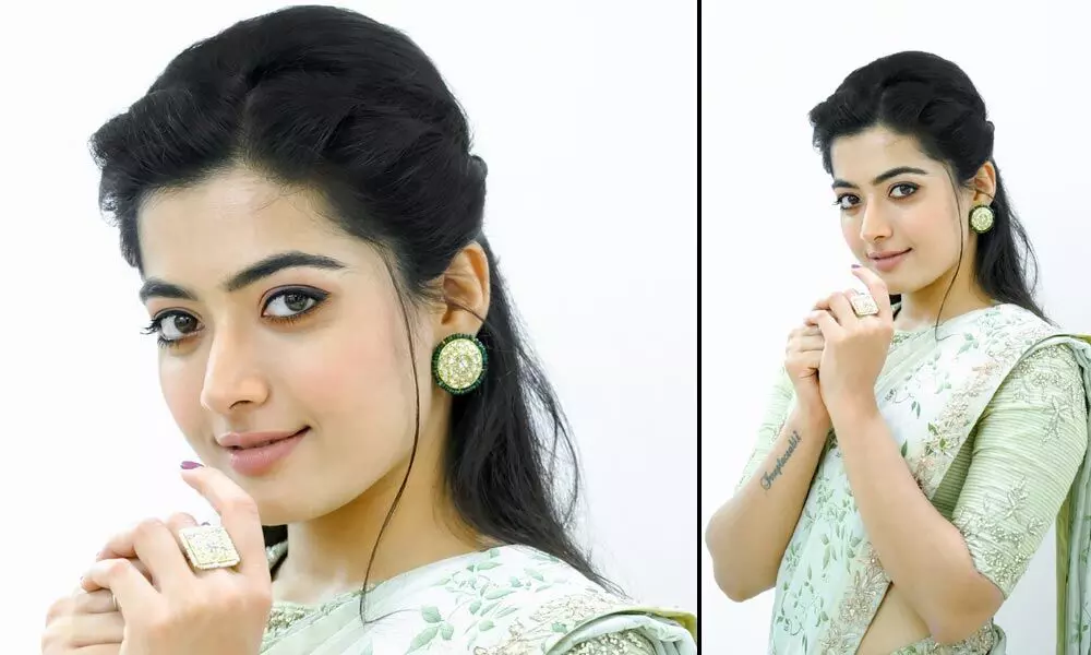 Rashmika Mandanna Inspired Easy Makeup Looks For Saree