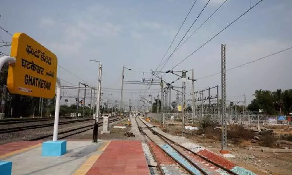 Secunderabad:  4-line MMTS from Moulali-Ghatkesar becomes operational