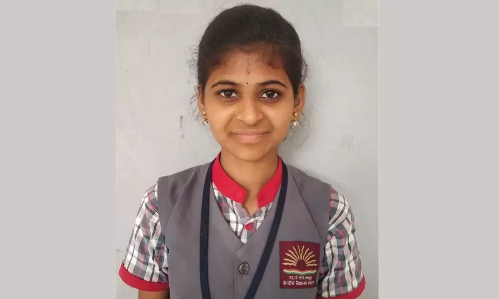 Visakhapatnam: K Manasa from Kendriya Vidyalaya bags National Scholarship in Painting