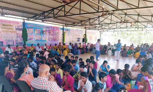 Hyderabad: Training camp held for students Hyderabad: Training camp held for students