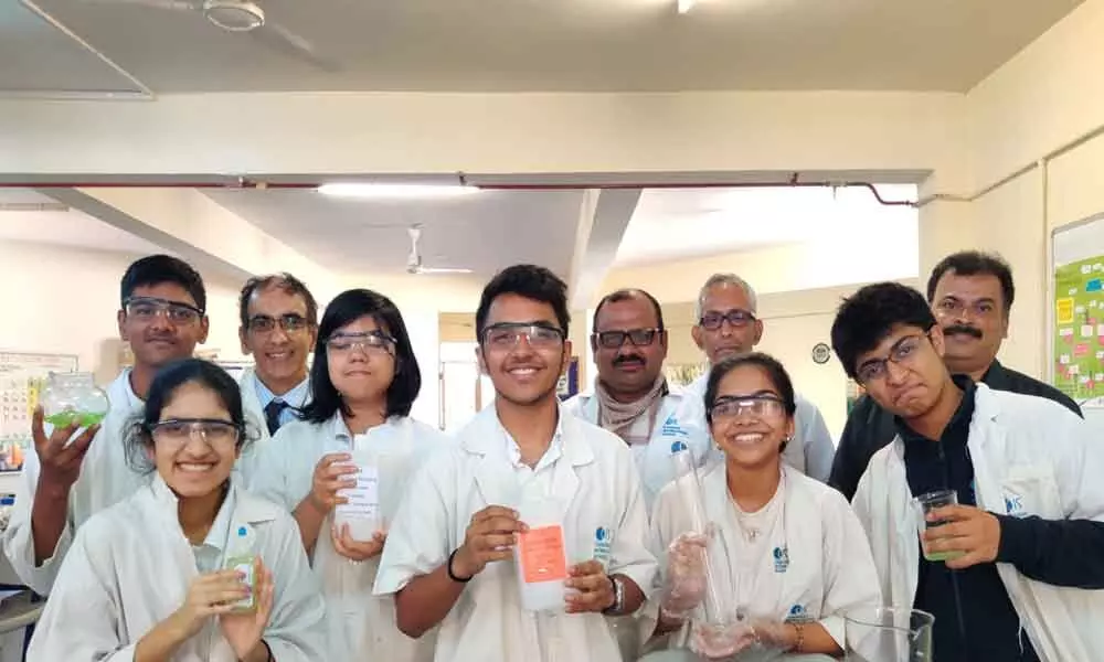Bangalore: Students produce own hand sanitizer