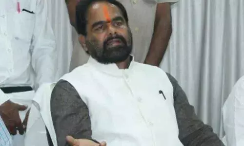 Srikakulam: Speaker Tammineni Sitharam finds fault with SEC for deferring local body polls