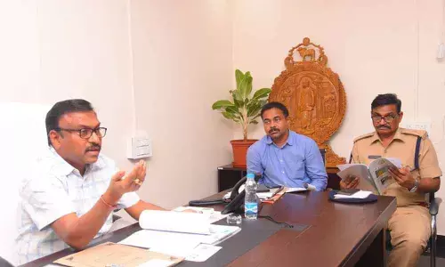 Ongole: Dr Pola Bhaskara instructed the district officials to create awareness among people on coronavirus