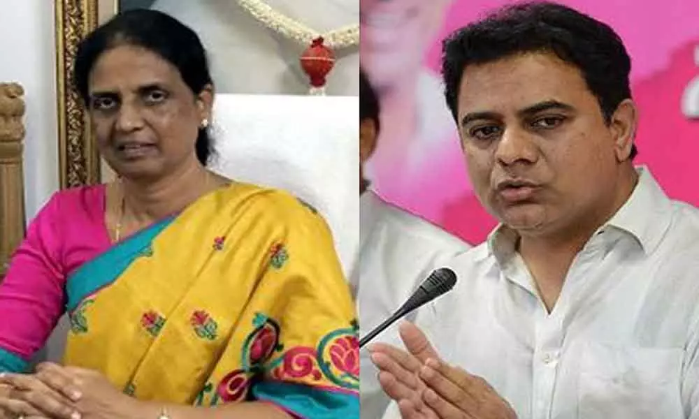 Hyderabad: KTR asks minister Sabitha to ensure closure of schools fully