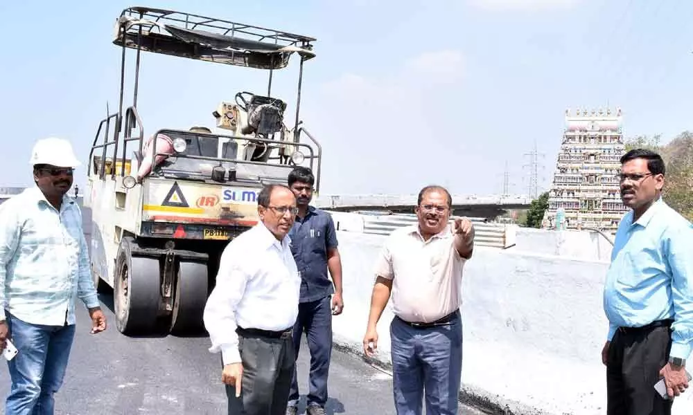 Vijayawada: Speed up flyover construction works, Collector Md Imtiaz instructed the engineering officials