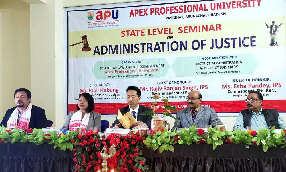 Apex Professional University holds seminar on administration of justice