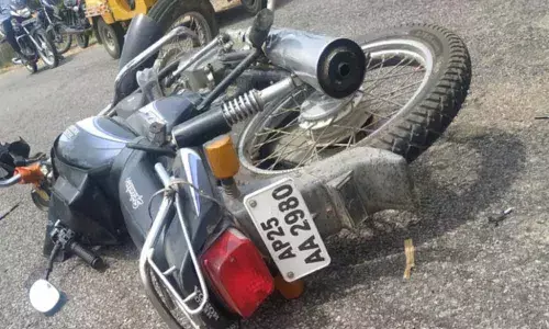 Couple died as DCM hits bike in Kamareddy district