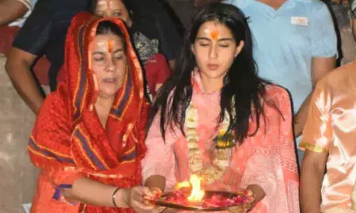 Sara Ali Khans Varanasi temple visit creates controversy