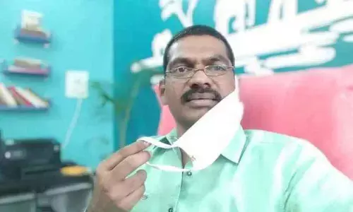 Hyderabad: District jail inmates make masks to keep off Covid