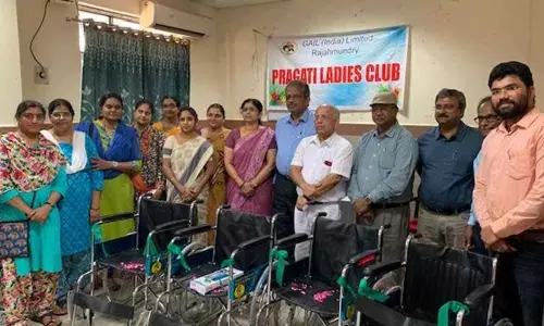 Rajamahendravaram: GAIL donates medical equipment