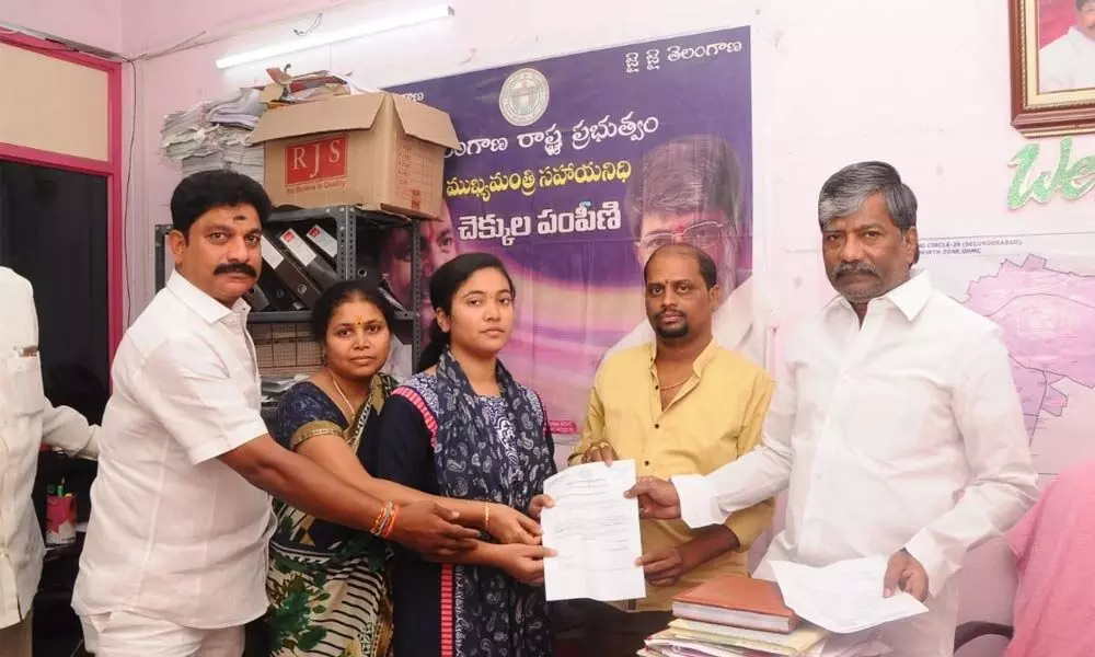 Secunderabad: 8 Lakh CMRF sanctioned for 4 beneficiaries