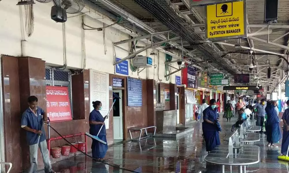 Tirupati: Railways feels the heat of social distancing