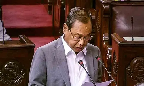 Ex-CJI Gogoi takes oath amid shame slogans
