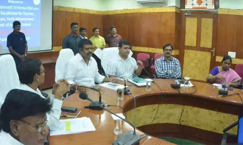 Visakhapatnam: Tourism Minister Muttamsetti Srinivasa Rao blames Naidu for postponement of local body polls