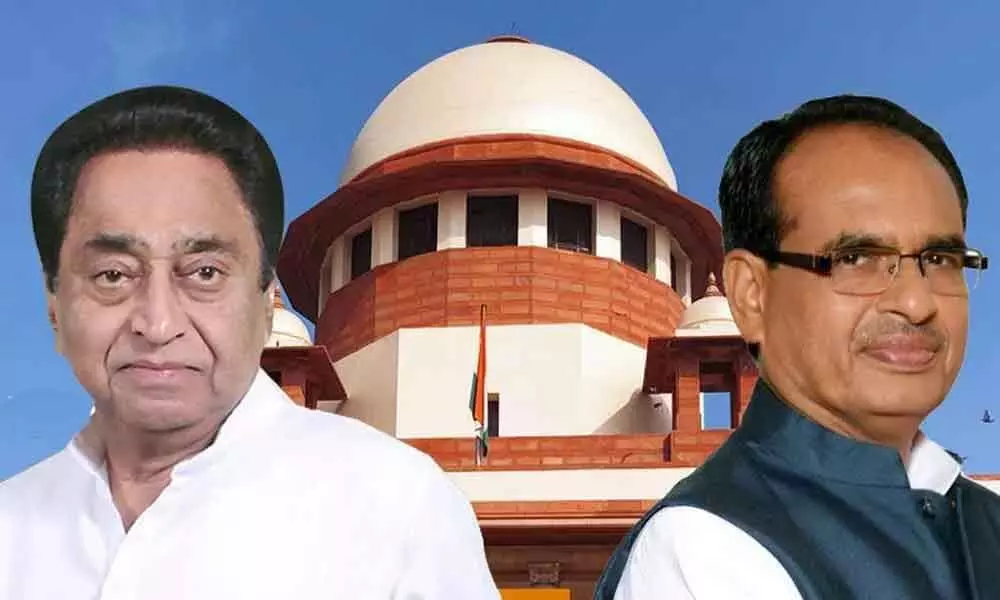 MP  Floor Test: BJP-Congress Await SC Verdict