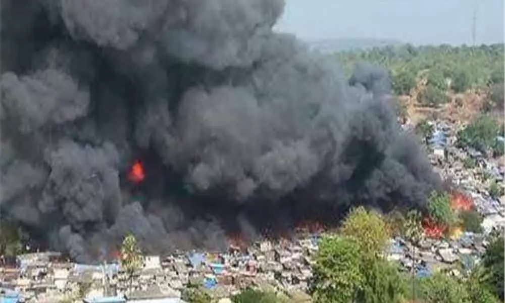 30 shanties gutted in fire in Pune slum, none hurt