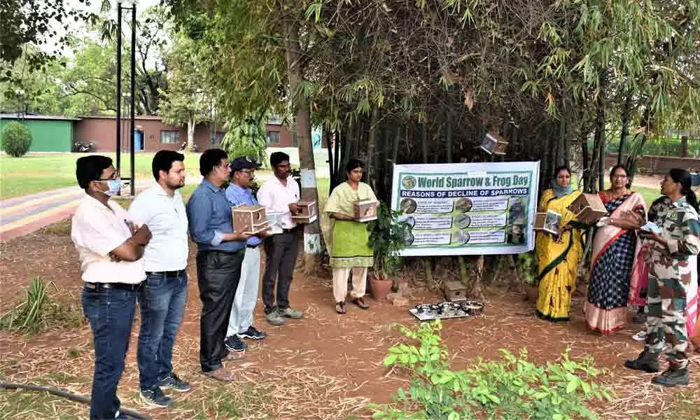 Hyderabad: Sparrow Day celebrated at Nehru Zoological Park in Bahadurpura