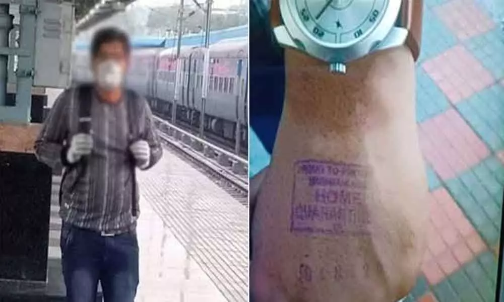 Hyderabad: Man with home quarantine stamp caught at Nampally railway station