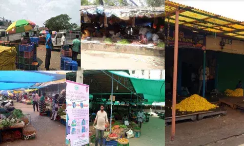 Hyderabad: Coronavirus panic lead to deserted market
