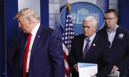 Donald Trump a little upset with China over coronavirus