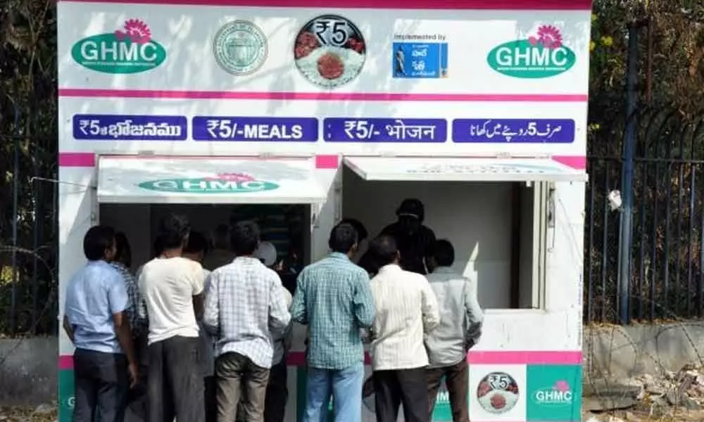 GHMC to resume Rs 5 meal canteens from today