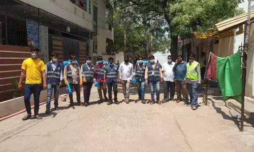 Rajendranagar: Fogging taken up at quarantined houses