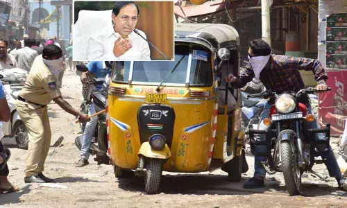 Telangana State CM KCR: Lockdown violators will be put behind bars