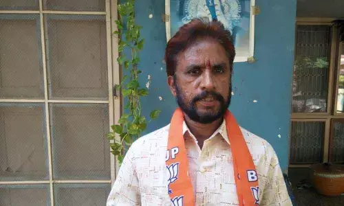 Kakinada: BJP district secretary Rambala Venkateshwar Rao says PM Gareeb Kalyan Yojana to benefit poor