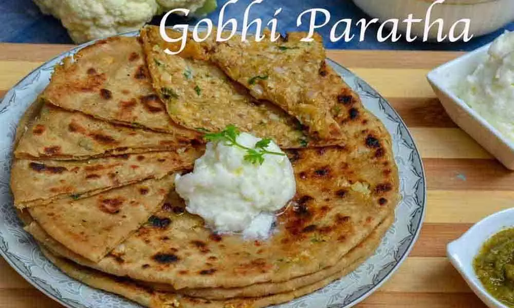 Gobi Paratha: Amazing Lunch Recipe By Famous Chef Tarla Dalal