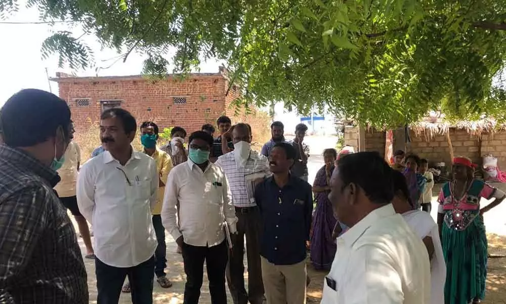 Nagarkurnool: D Madhusudan Nayak cautioned Tribals to stay away from sick people