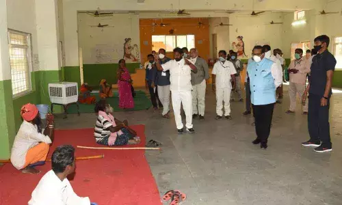 Two orphan centres opened by Excise Minister V Srinivas Goud in Mahbubnagar