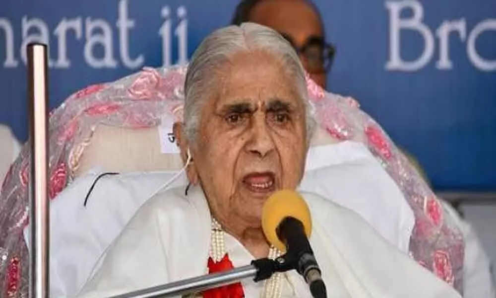 Brahma Kumaris chief Dadi Janki passes away at the age of 104