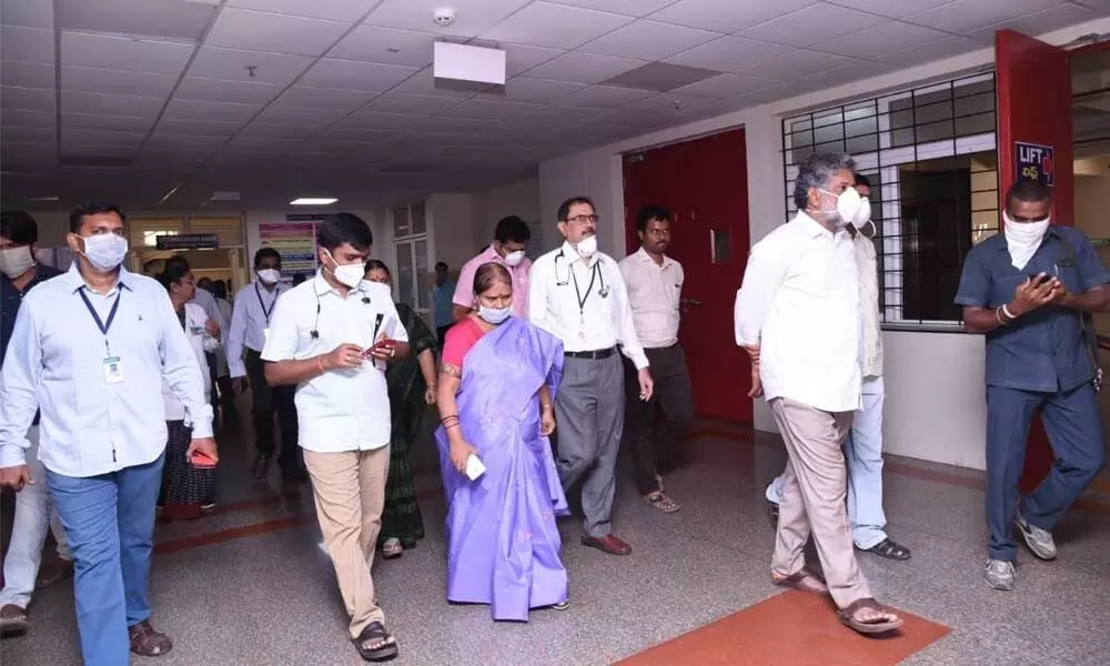 COVID-19 special hospital set up in Tirupati
